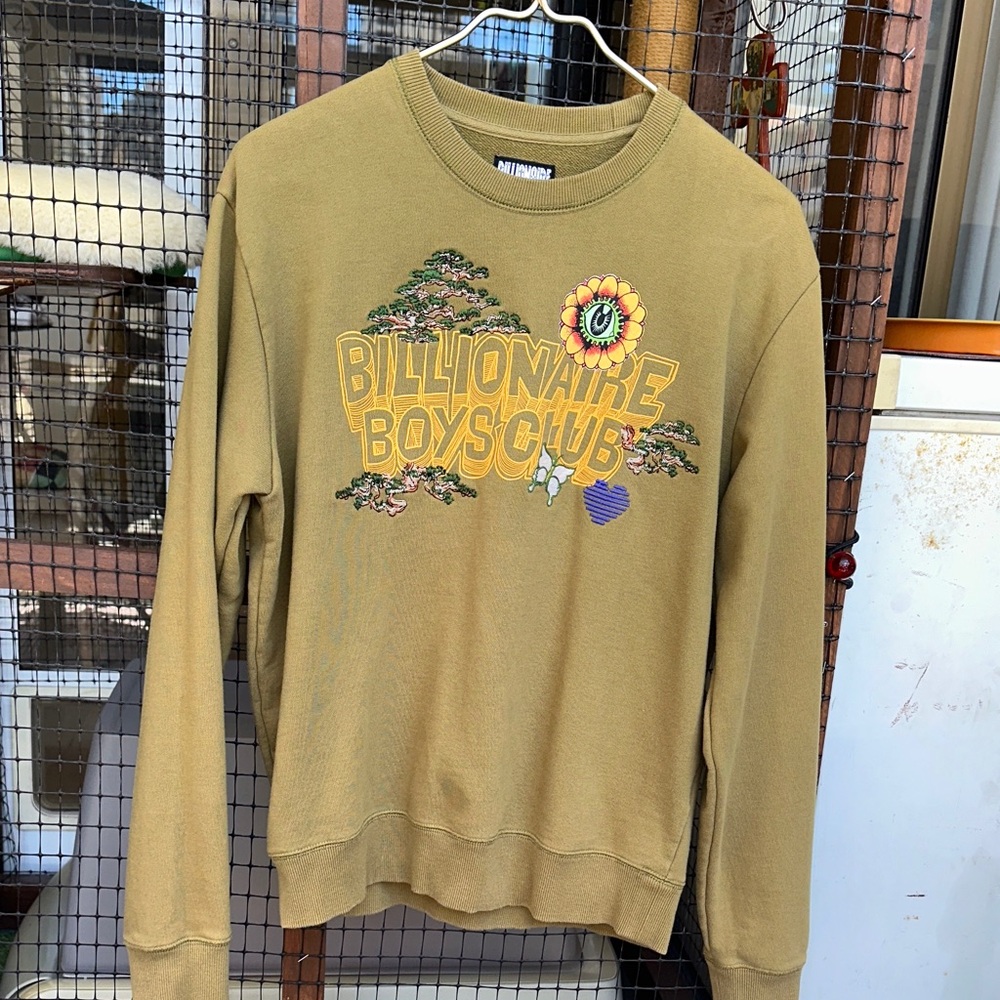 Billionaire Boys Club Olive Green Crewneck Bonsai